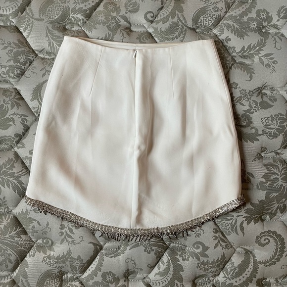 DAVID KOMA rhinestone trim skirt - Picture 4 of 6